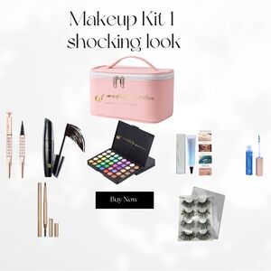 Makeup kit shocking look.